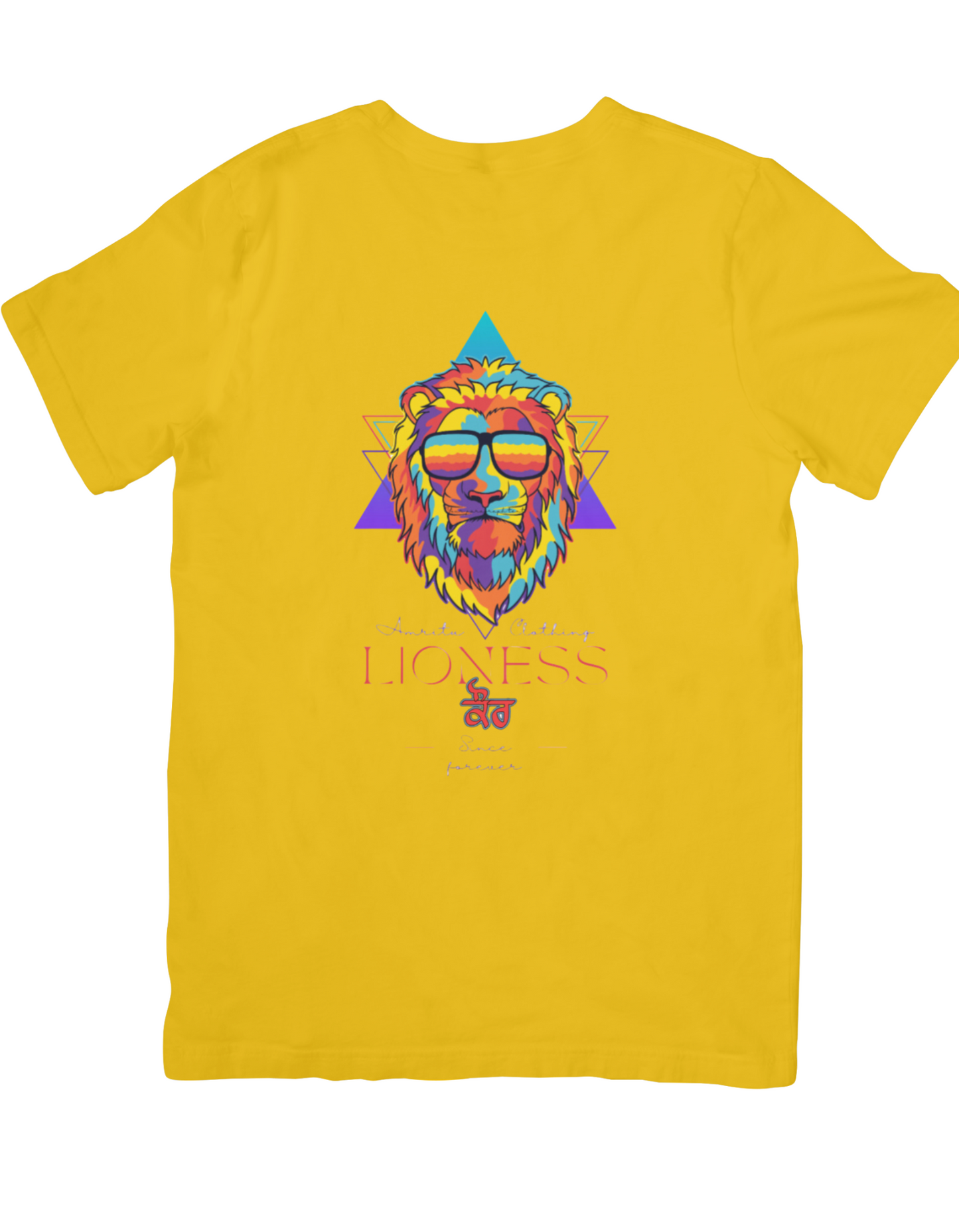 Amritu Clothing - Kaur Lioness Printed T-Shirt