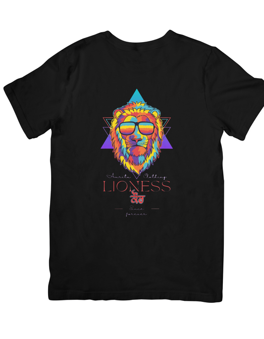 Amritu Clothing - Kaur Lioness Printed T-Shirt