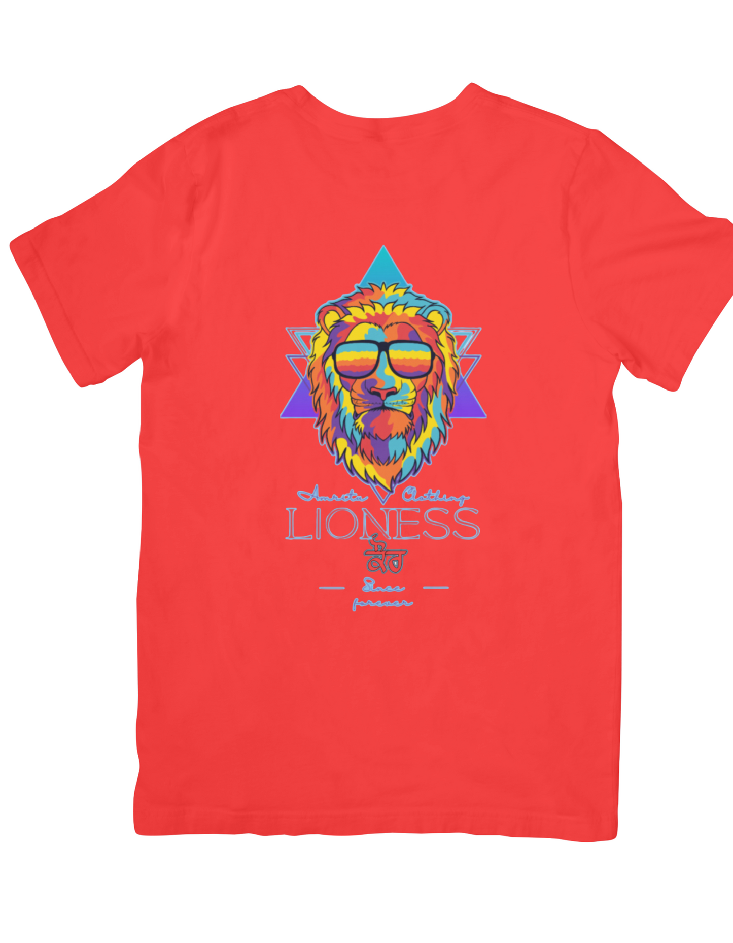 Amritu Clothing - Kaur Lioness Printed T-Shirt